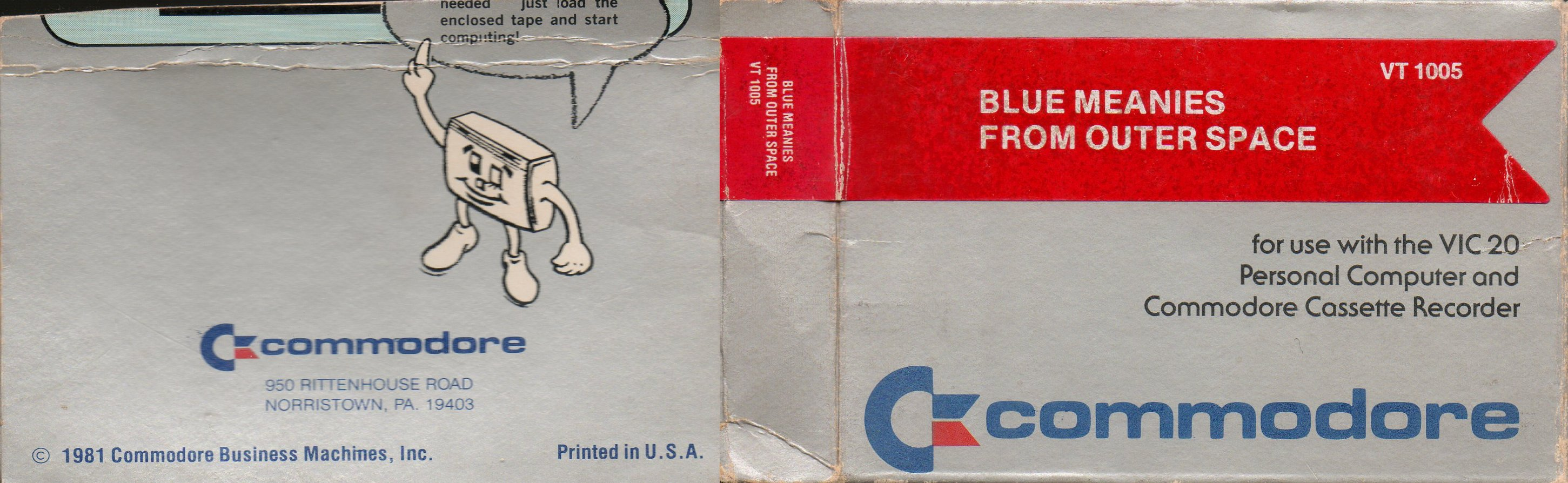 Blue Meanies from Outer Space — box-scan (US)