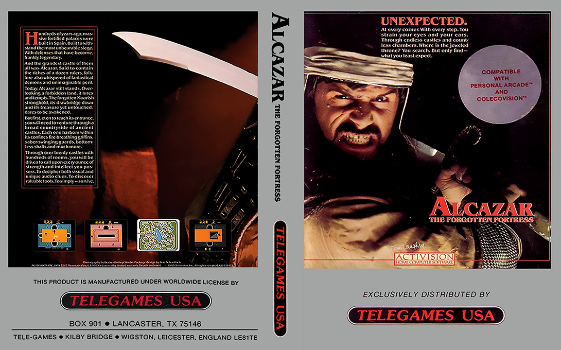 Alcazar - The Forgotten Fortress — box-texture (US)