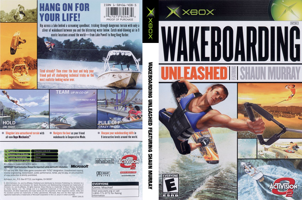 Wakeboarding Unleashed Featuring Shaun Murray — box-texture (US)