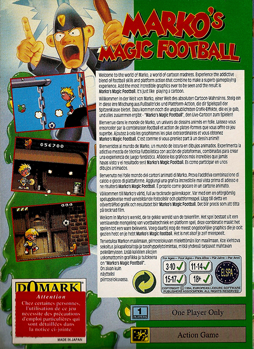 Marko's Magic Football — box-2D-back (EU)