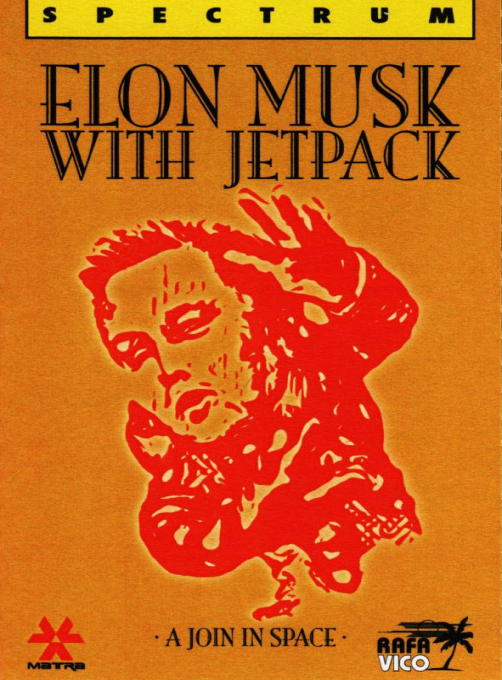 Elon M. with Jetpack box art