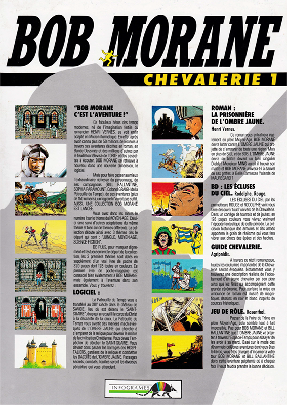 Bob Morane - Chevalerie — box-2D-back (FR)