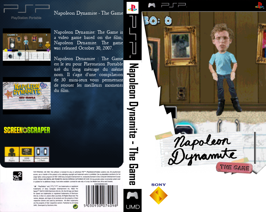 Napoleon Dynamite - The Game — box-texture (SS)