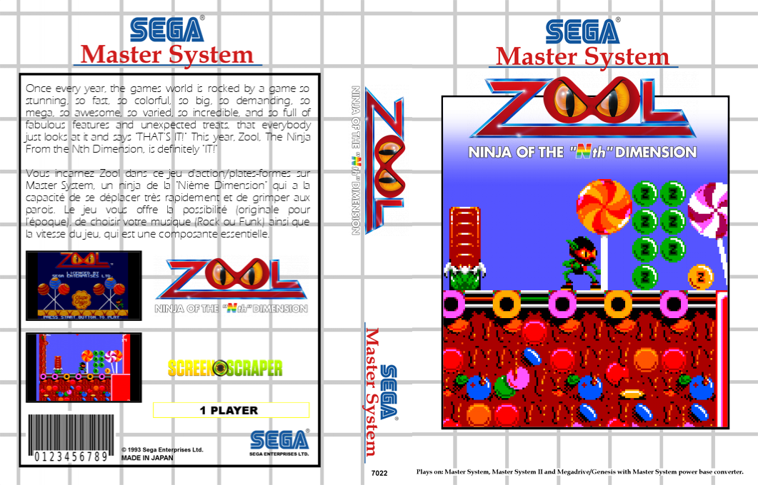 Zool - Ninja of the 'Nth' Dimension — box-texture (SS)