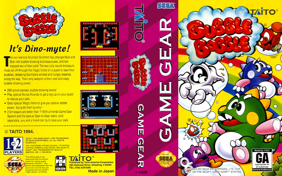 Bubble Bobble — box-texture (US)