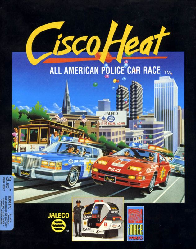 Cisco Heat - All American Police Car Race box art