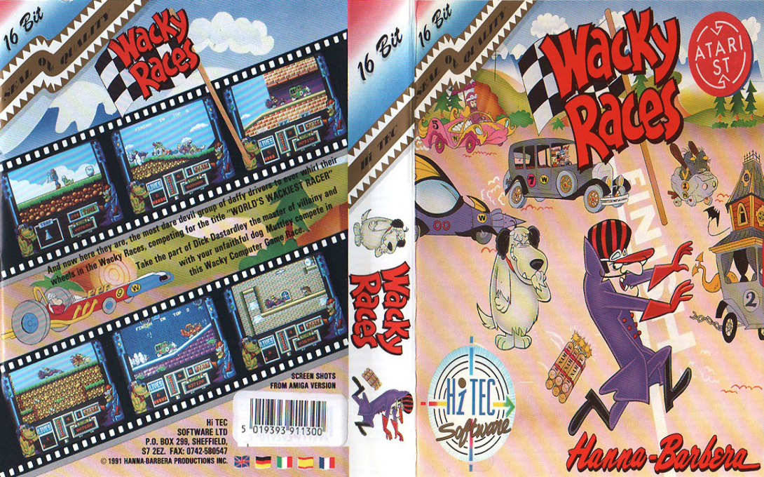Wacky Races — box-texture (EU)