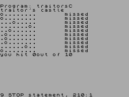 Battle at Traitor's Castle — ss (WOR)