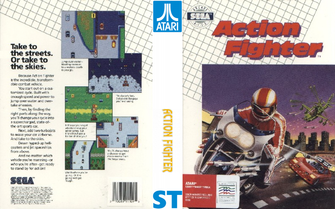 Action Fighter — box-texture (US)