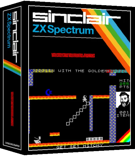 The Man with the Golden Joystick - featuring RetroHitch — box-3D (SS)