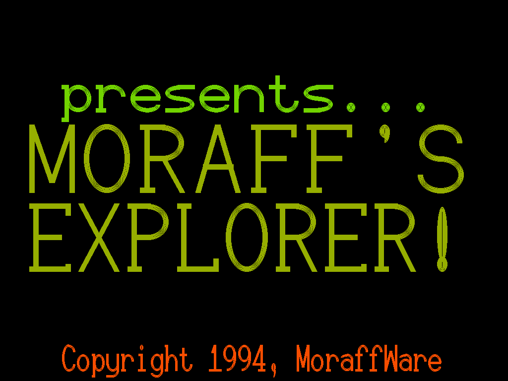 Moraff's Explorer box art