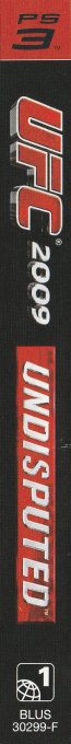UFC 2009 Undisputed — box-2D-side (CA)