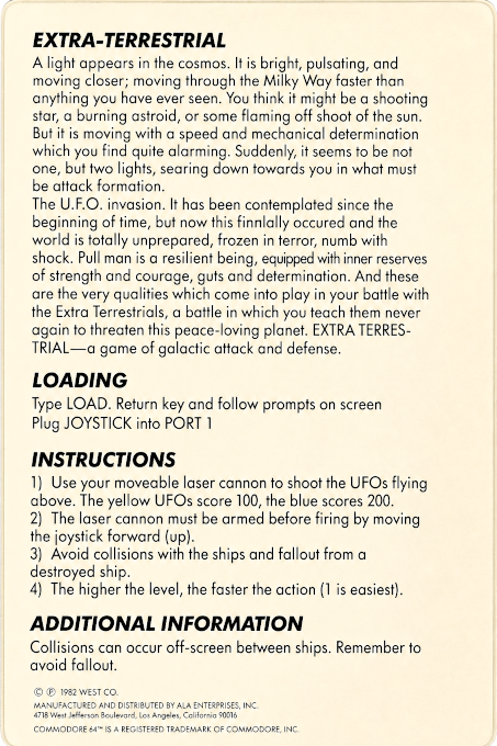 Extraterrestrial — box-2D-back (US)