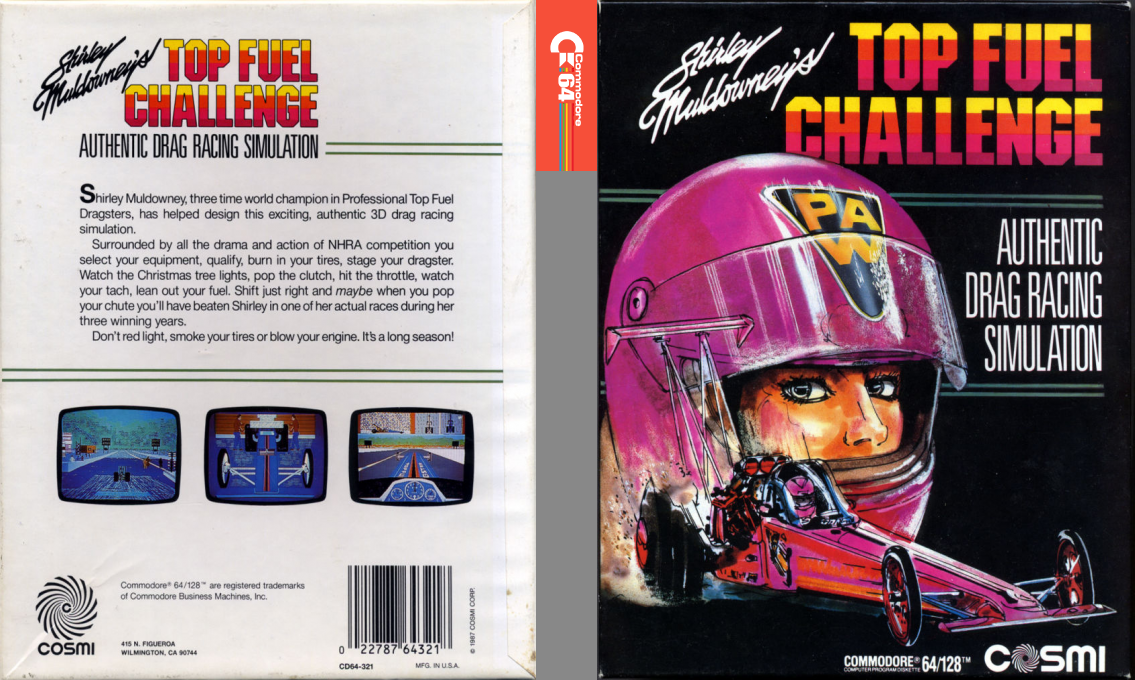 Shirley Muldowney's Top Fuel Challenge — box-texture (US)