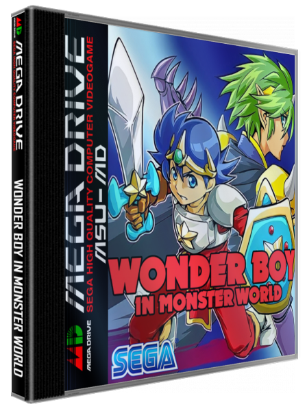 Wonder Boy in Monster World — box-3D (WOR)