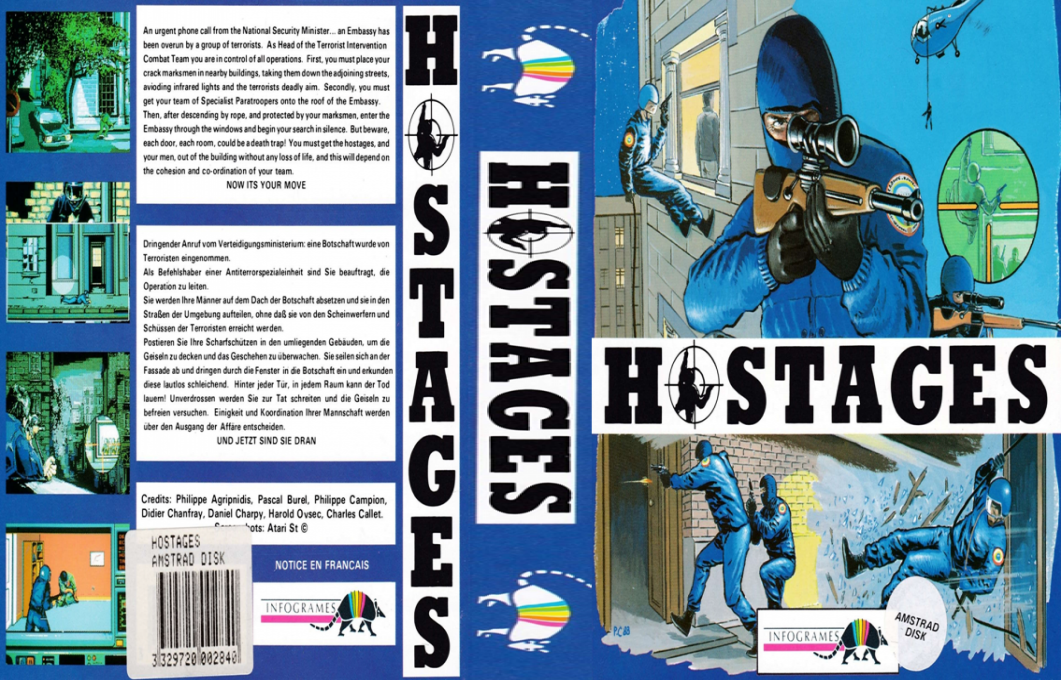 Hostages — box-texture (EU)