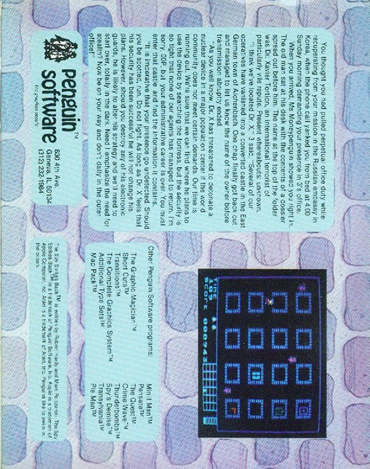 The Spy Strikes Back! — box-2D-back (US)