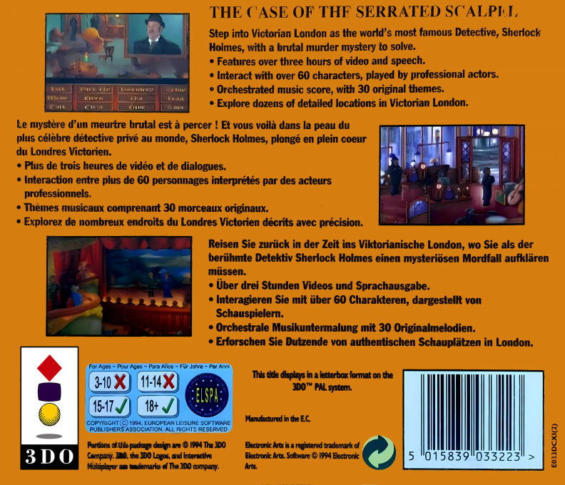 Lost Files of Sherlock Holmes, The — box-2D-back (EU)