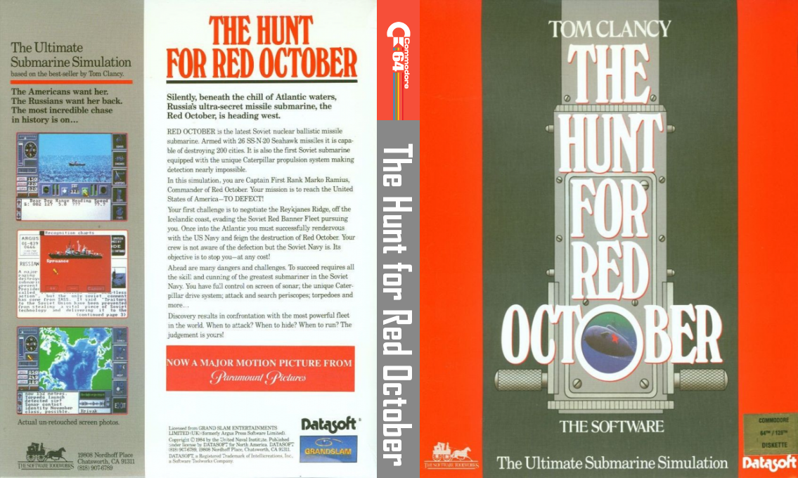 Hunt For Red October, The (Book - 1987) — box-texture (US)