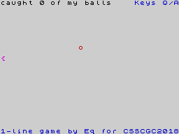 Catch My Balls — ss (WOR)
