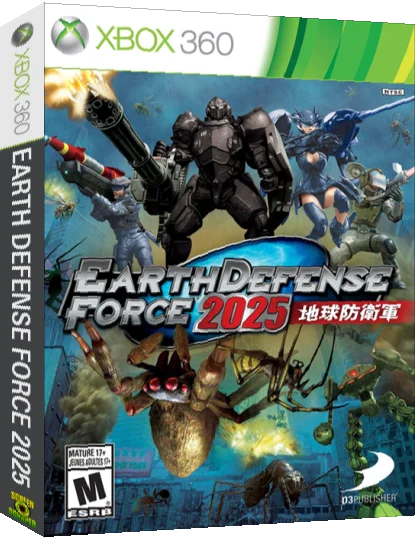Earth Defense Force 2025 — box-3D (US)
