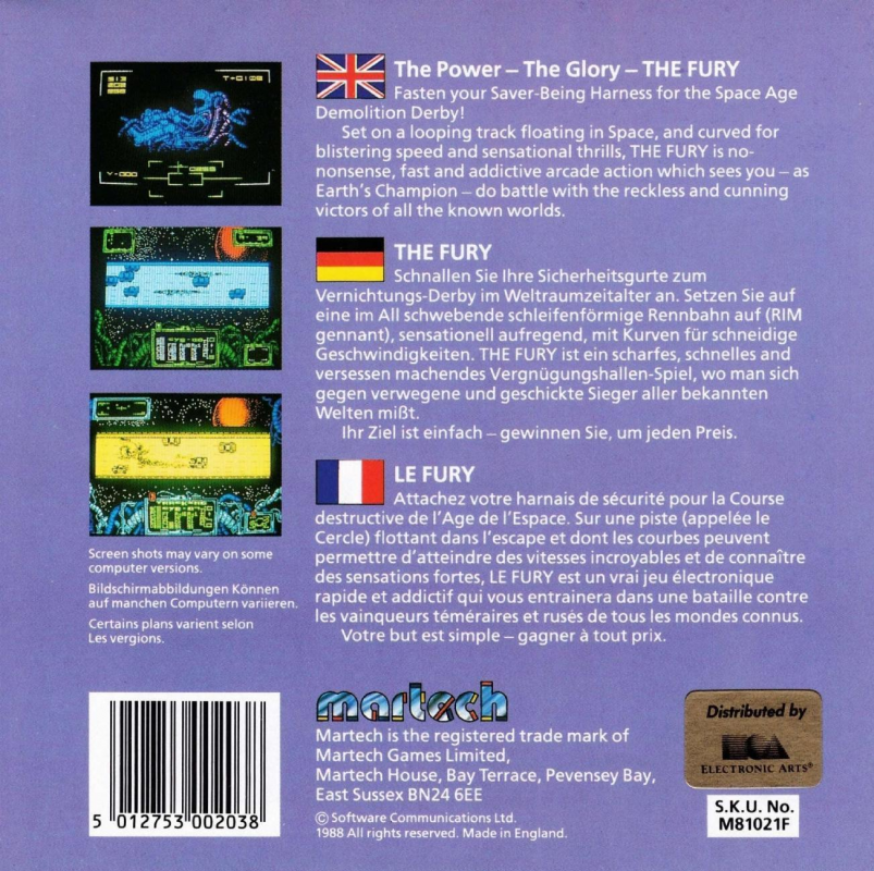 Fury, The — box-2D-back (EU)