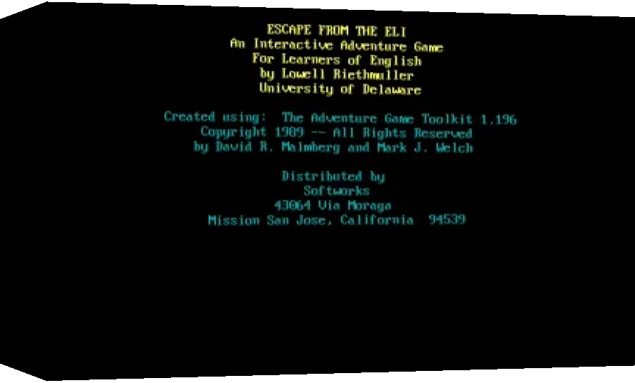 Escape From the Eli — box-3D (WOR)