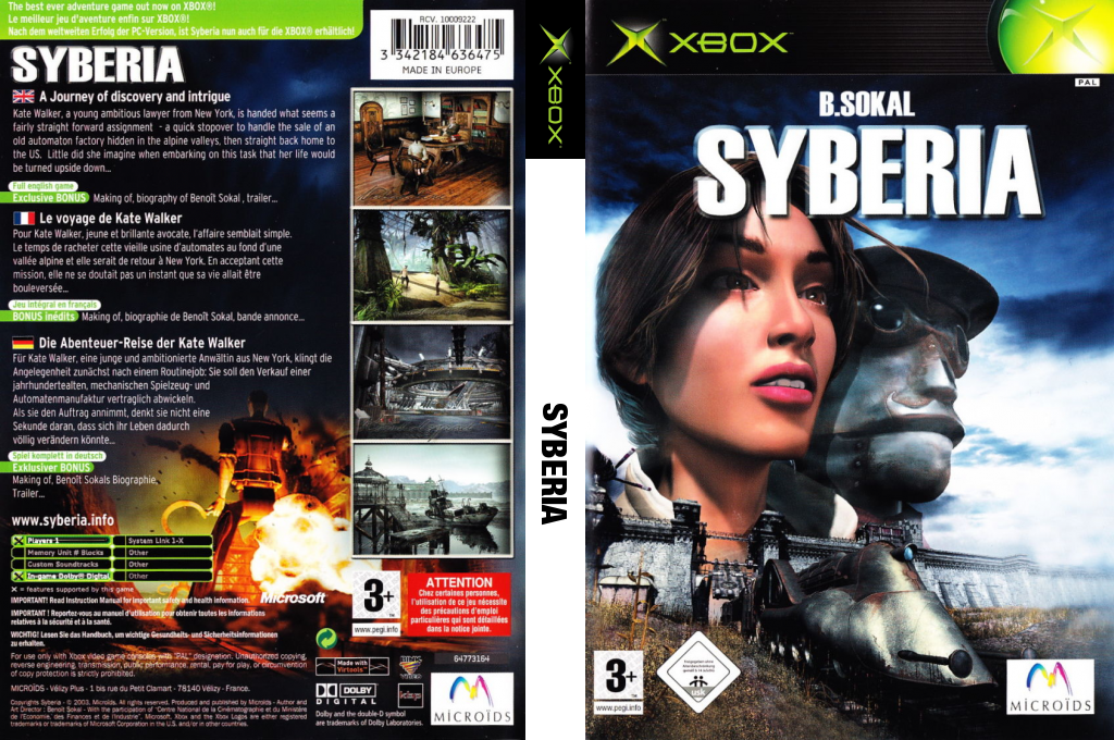 Syberia — box-texture (EU)