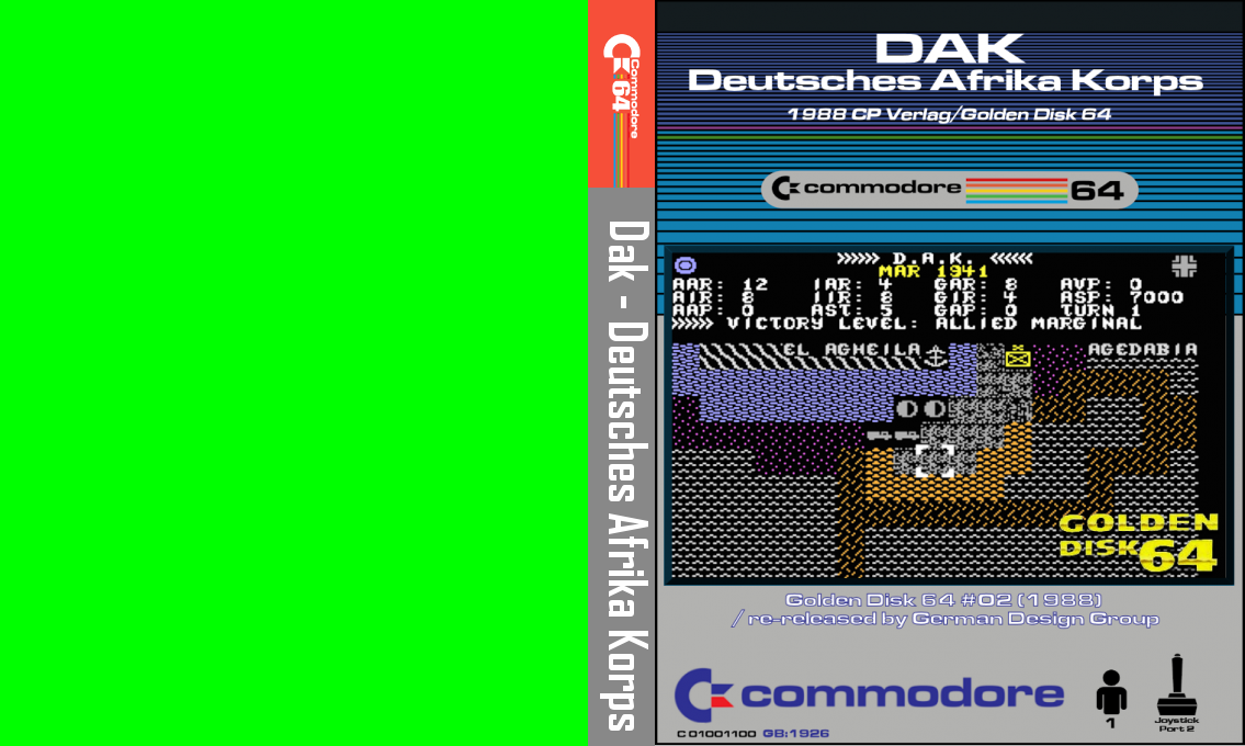 DAK : Deutsches Afrika Korps — box-texture (CUS)