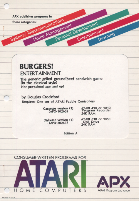 Burgers! box art