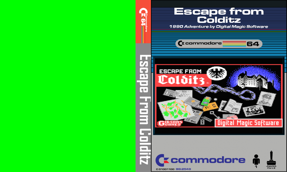 Escape from Colditz — box-texture (CUS)