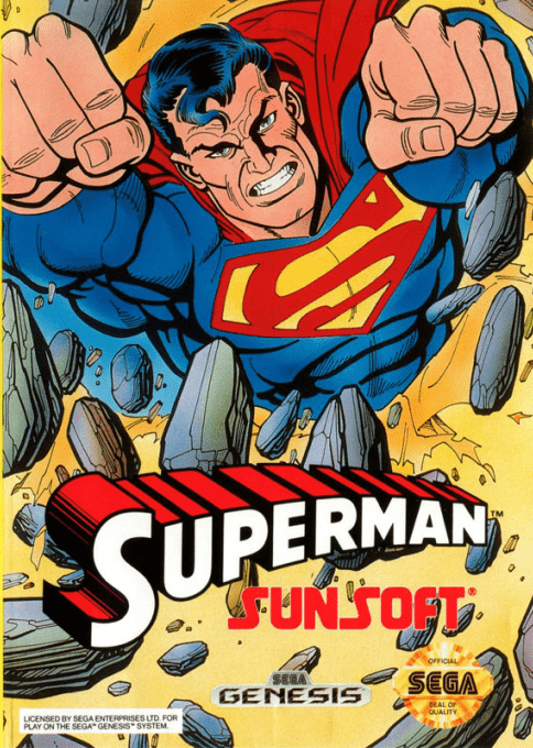 Superman - The Man Of Steel box art