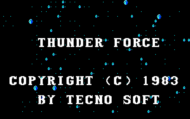 Thunder Force — sstitle (JP)