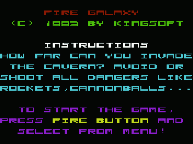 Fire Galaxy — sstitle (WOR)