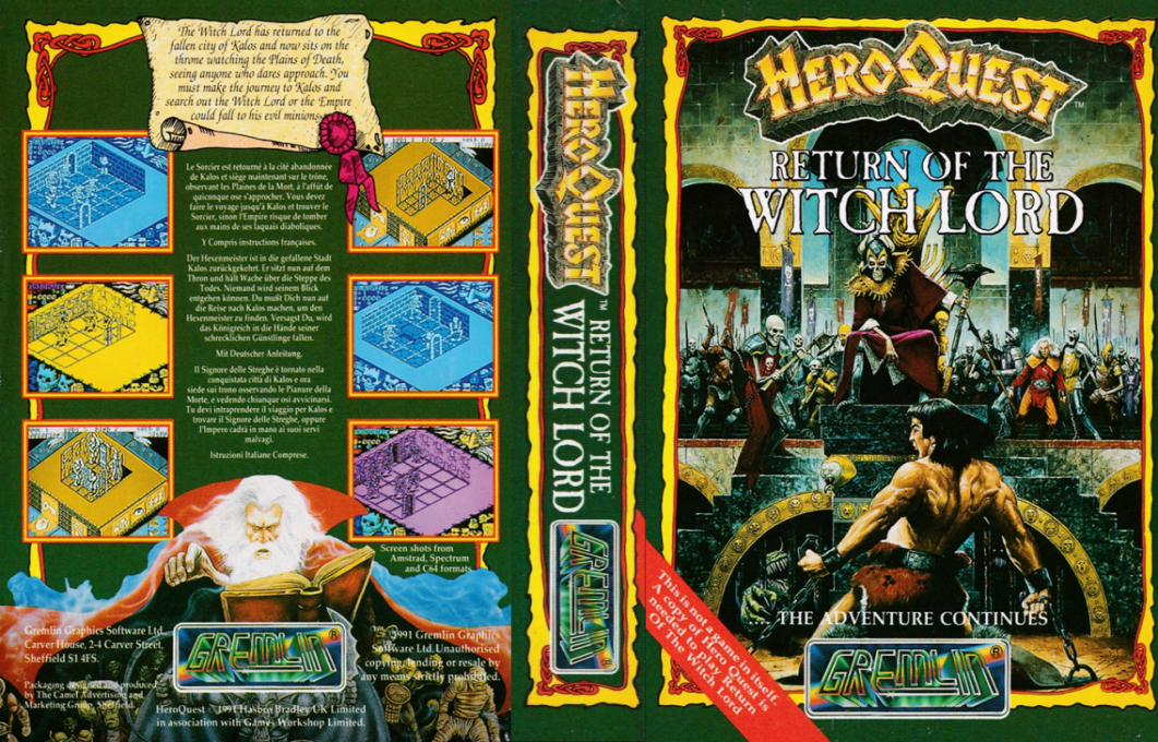 HeroQuest - Return Of The Witch Lord — box-texture (EU)