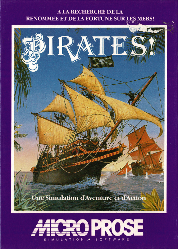 Sid Meier's Pirates! — box-2D (FR)