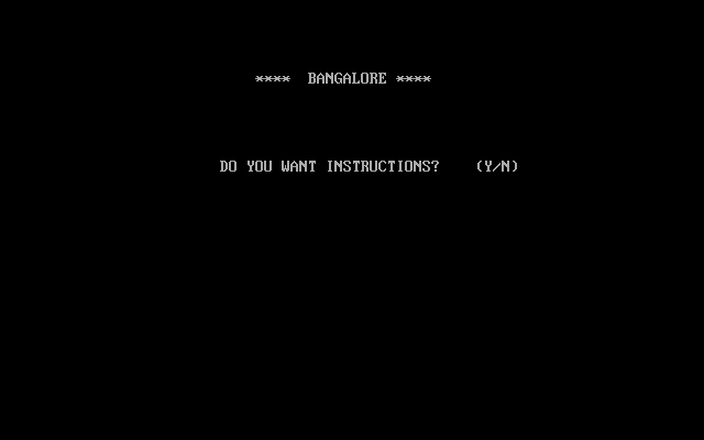 Bangalore box art