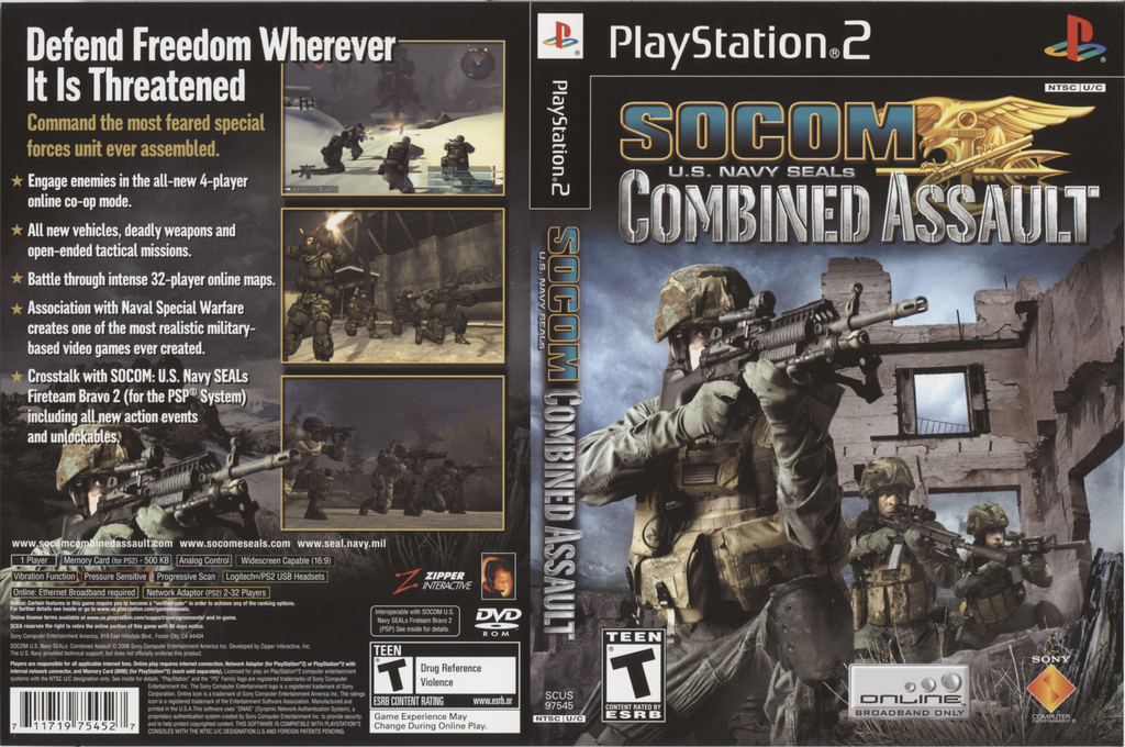 Socom - U.s. Navy Seals - Combined Assault — box-texture (US)