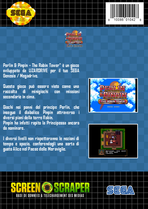 Perlin & Pinpin : The Robin Tower - Case Closed — box-2D-back (SS)