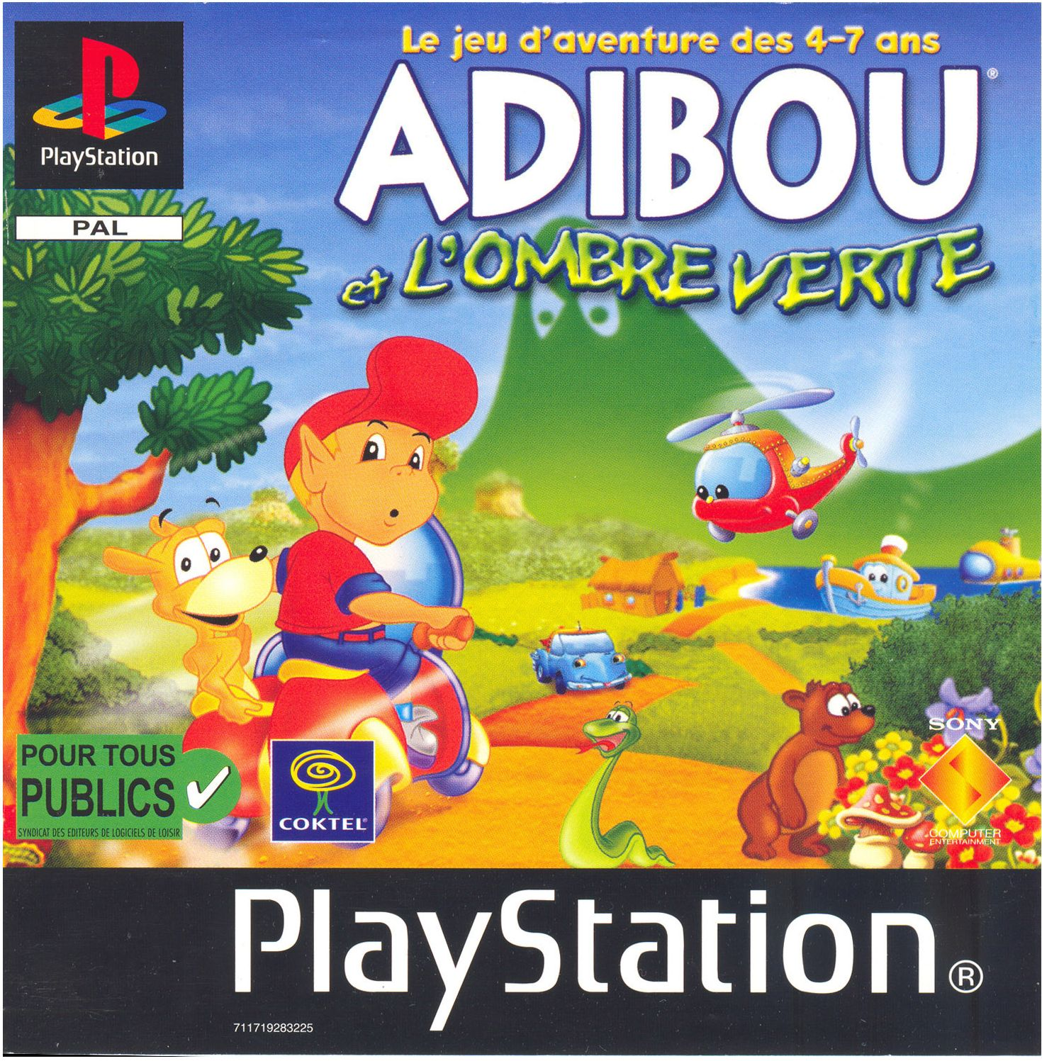 Adibou Et L'ombre Verte — box-scan (EU)