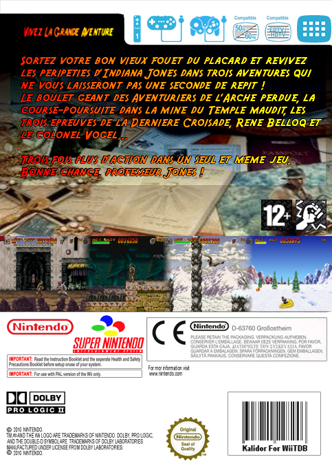 Indiana Jones' Greatest Adventures — box-2D-back (FR)