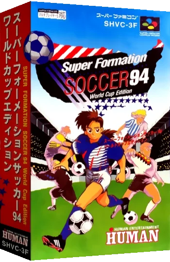 Super Formation Soccer 94 - World Cup Edition — box-3D (JP)