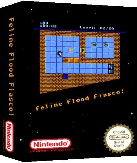Feline Flood Fiasco — box-3D (SS)
