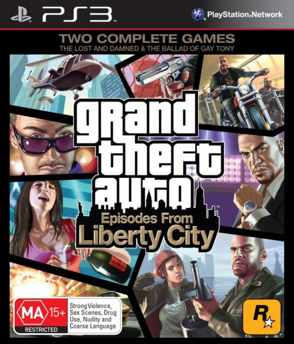 Grand Theft Auto - Episodes from Liberty City — box-2D (AU)