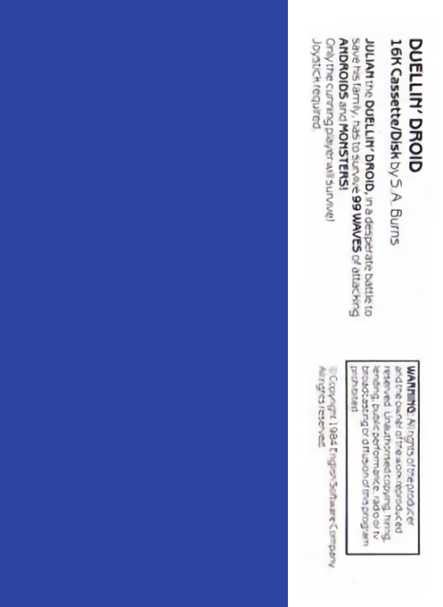 Duellin' Droid — box-2D-back (EU)