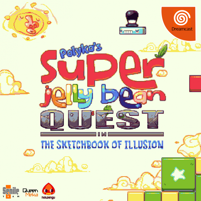 Polyko's Super Jelly Bean Quest in the Sketchbook of Illusion box art