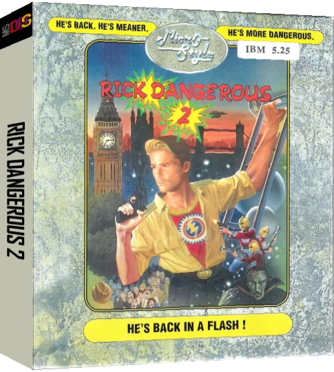 Rick Dangerous 2 — box-3D (EU)