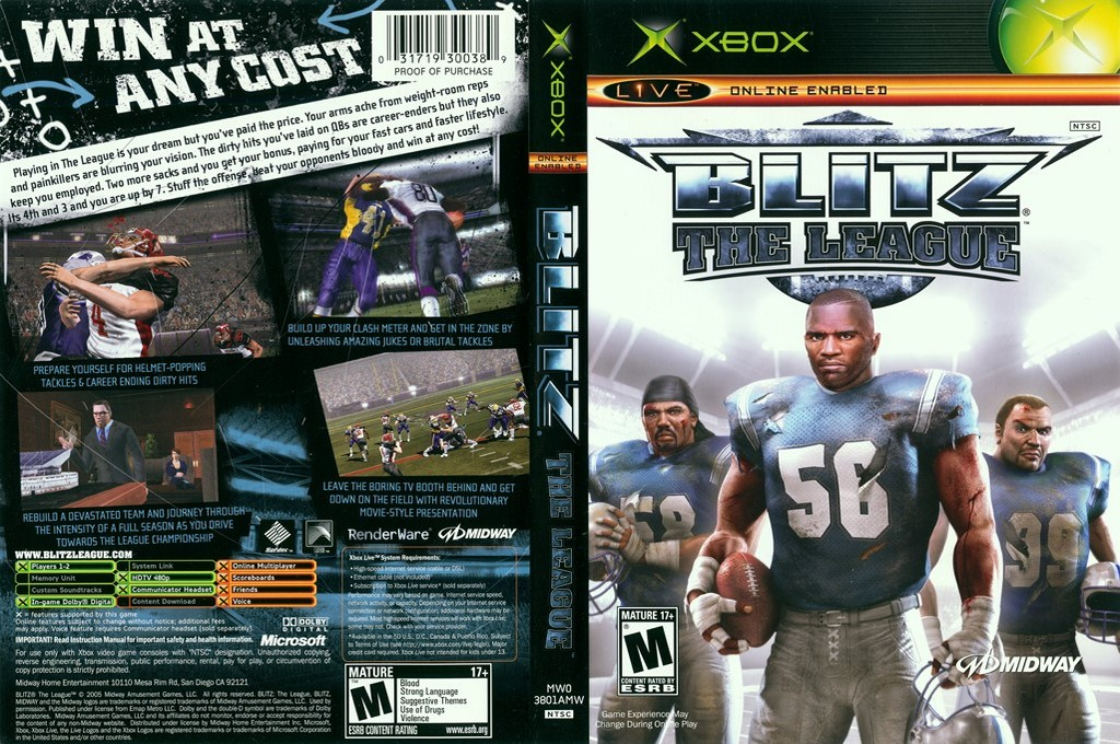 Blitz - The League — box-texture (US)