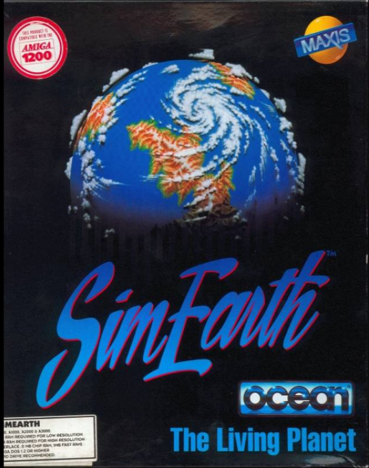 SimEarth - The Living Planet box art