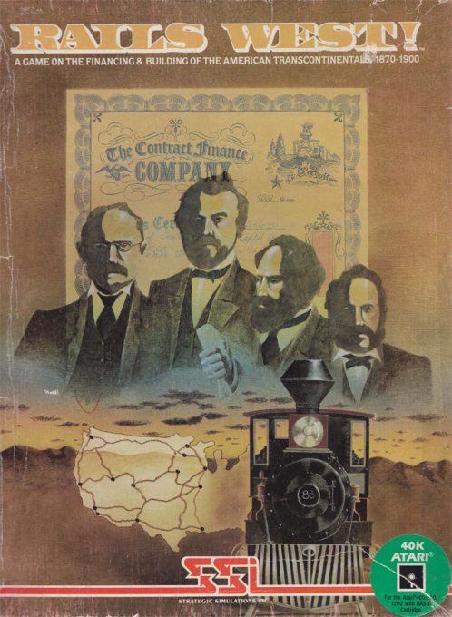 Rails West! box art